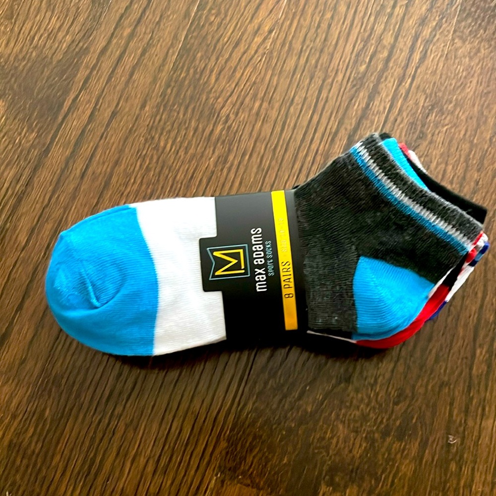 New Max Adams Sport Socks (8 pairs) Size 10-13